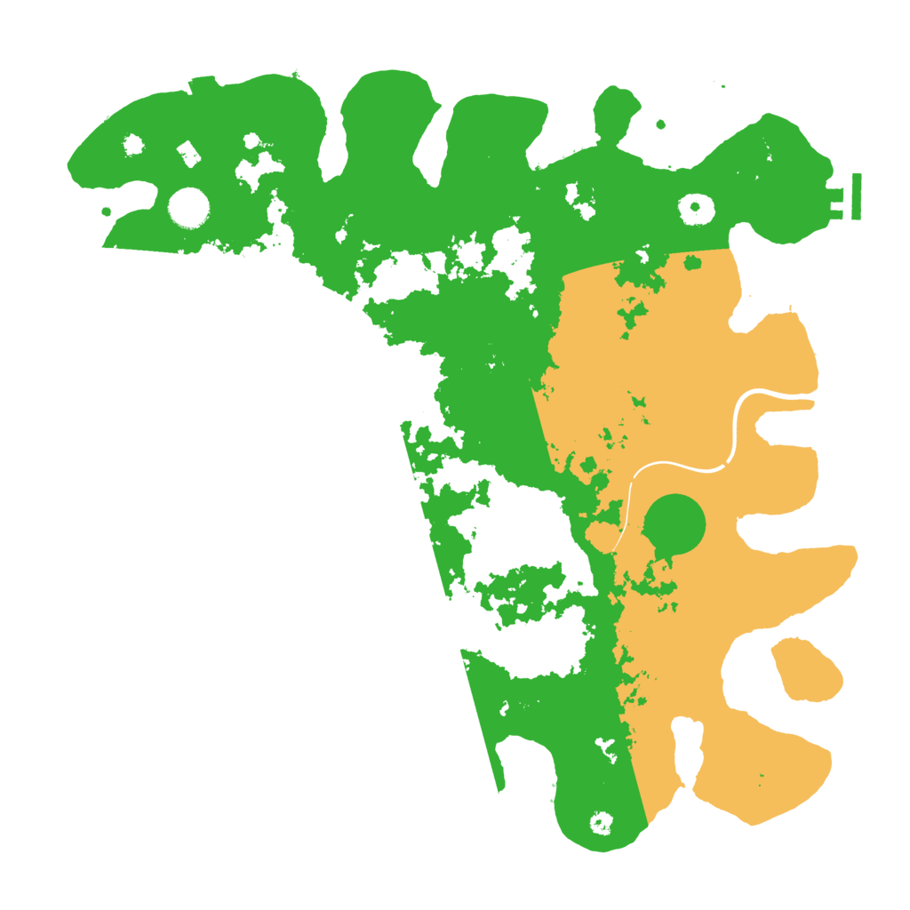Biome Rust Map: Procedural Map, Size: 3950, Seed: 770995345