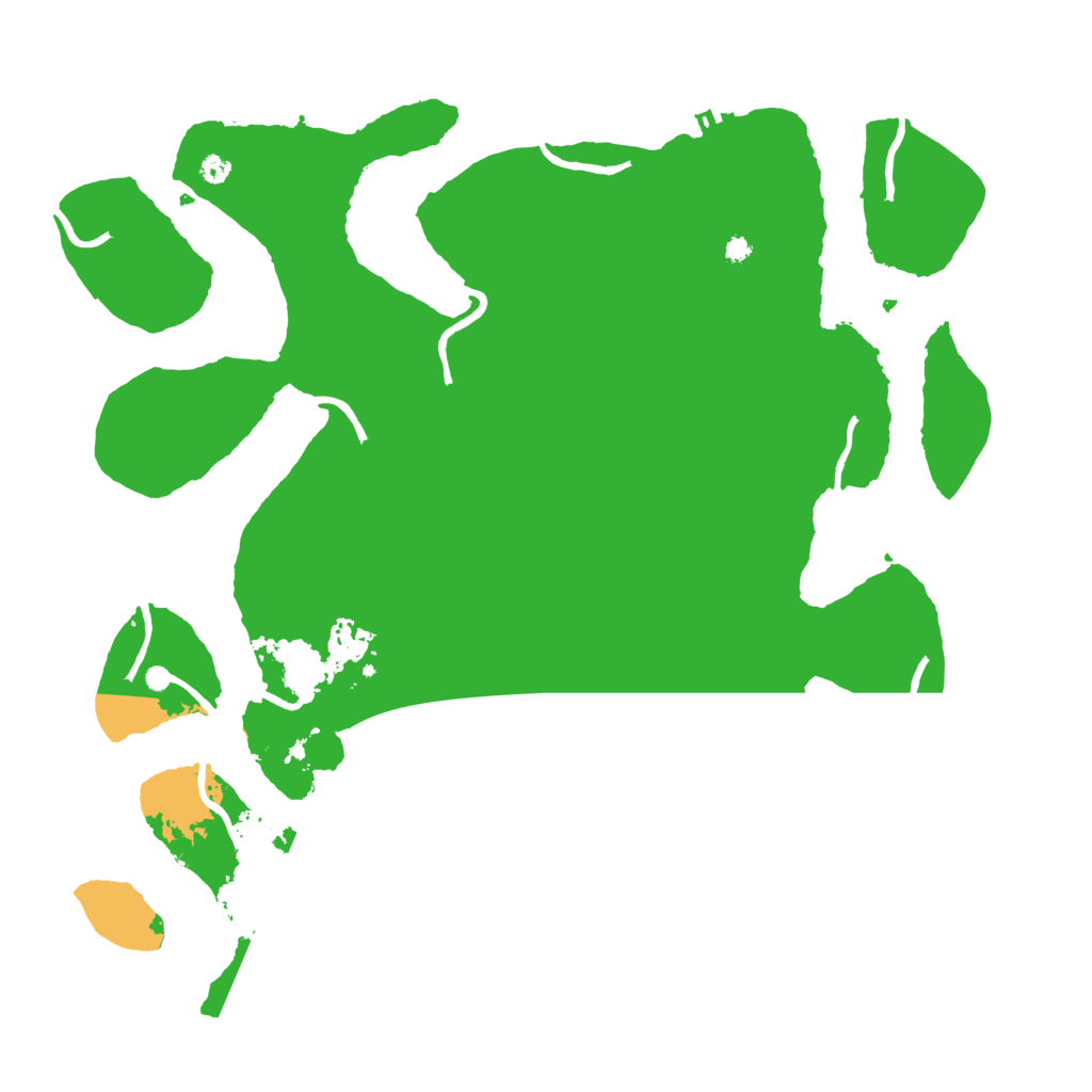 Biome Rust Map: Procedural Map, Size: 3875, Seed: 1414