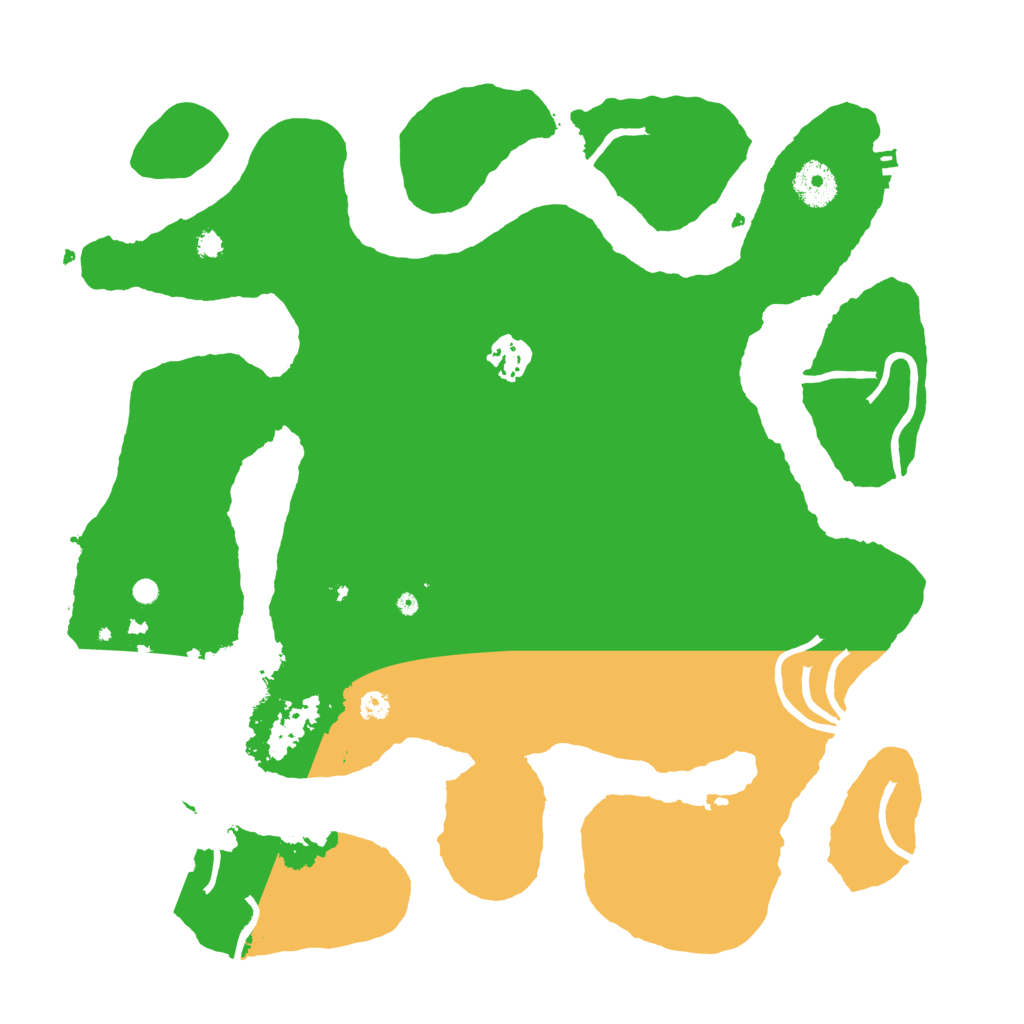 Biome Rust Map: Procedural Map, Size: 3550, Seed: 598901