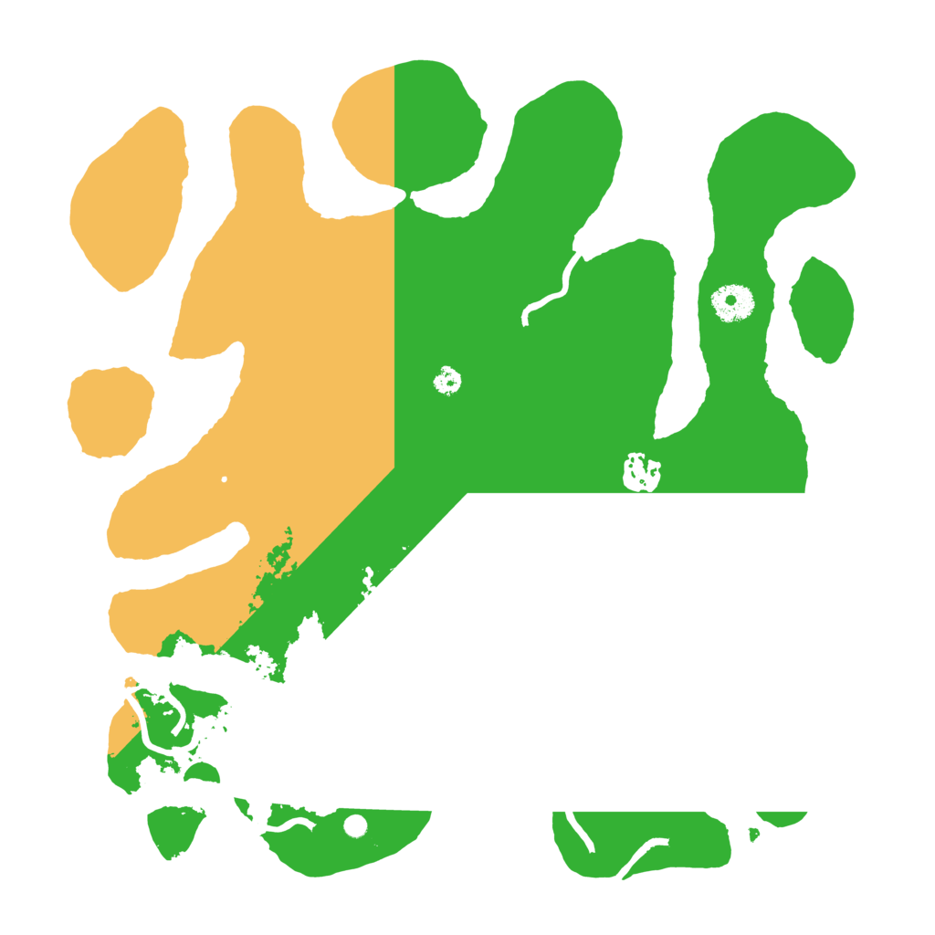 Biome Rust Map: Procedural Map, Size: 3550, Seed: 505219