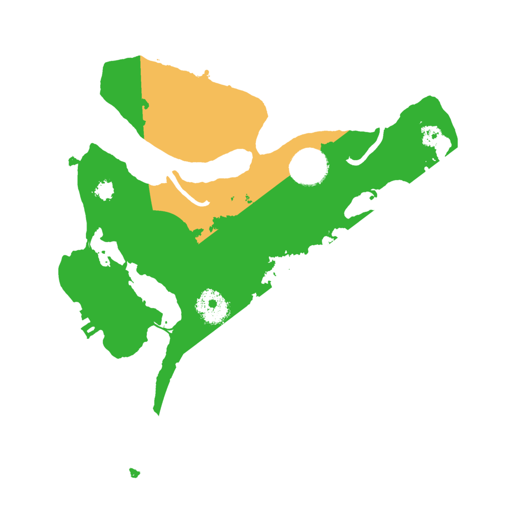 Biome Rust Map: Procedural Map, Size: 2500, Seed: 1340640084