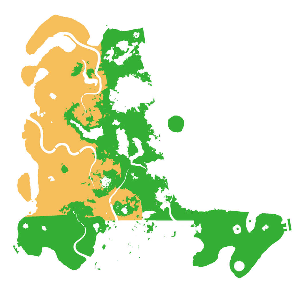 Biome Rust Map: Procedural Map, Size: 5000, Seed: 5469871