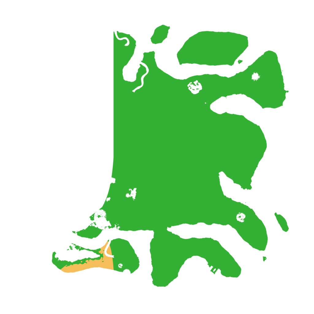 Biome Rust Map: Procedural Map, Size: 3550, Seed: 255673