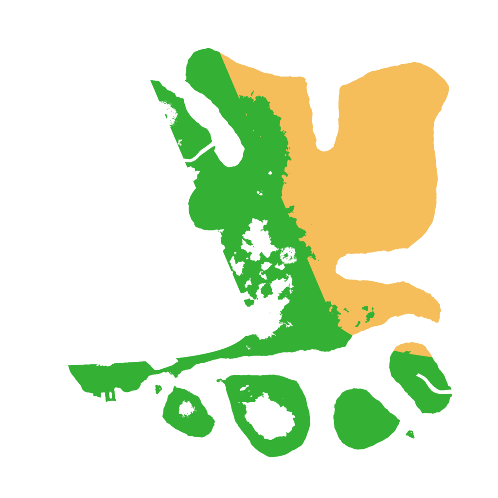 Biome Rust Map: Procedural Map, Size: 3000, Seed: 1943657698