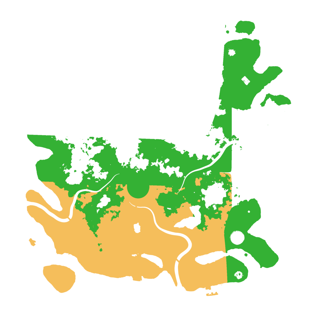 Biome Rust Map: Procedural Map, Size: 4000, Seed: 851122