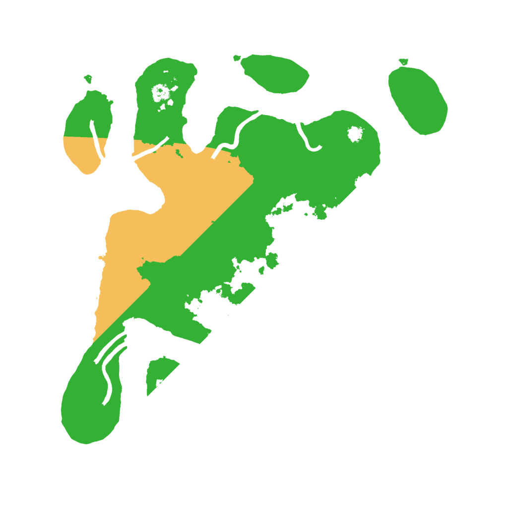 Biome Rust Map: Procedural Map, Size: 3000, Seed: 12000