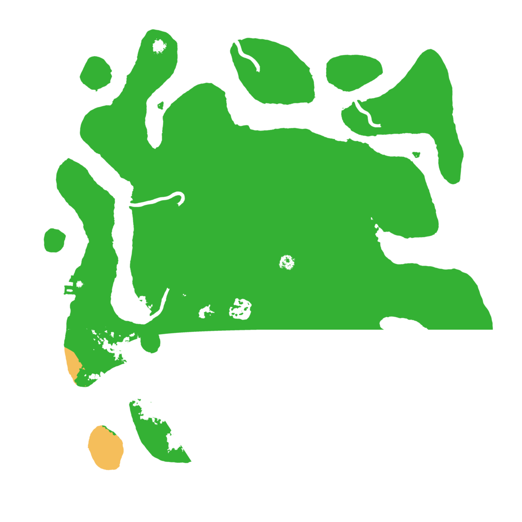 Biome Rust Map: Procedural Map, Size: 3550, Seed: 268480