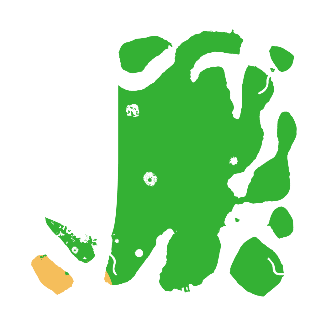 Biome Rust Map: Procedural Map, Size: 3550, Seed: 596310