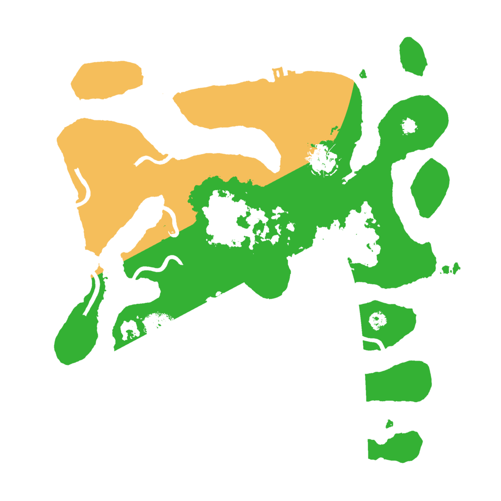 Biome Rust Map: Procedural Map, Size: 3000, Seed: 189702