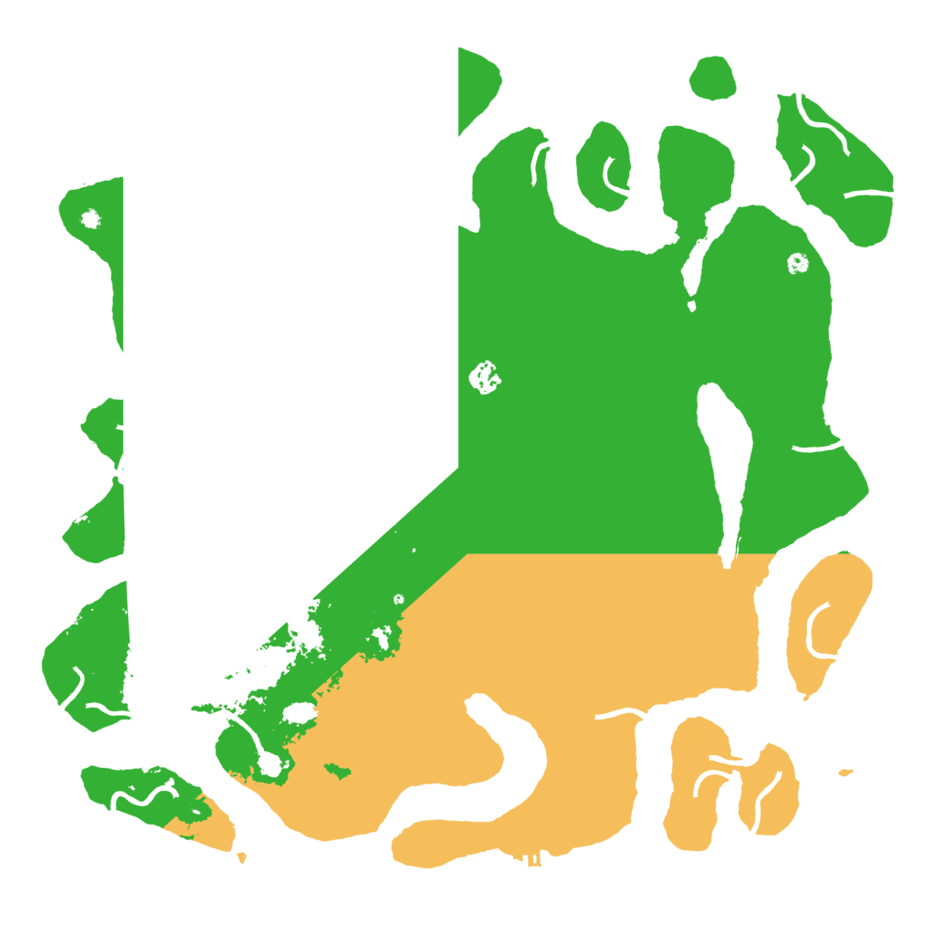 Biome Rust Map: Procedural Map, Size: 4500, Seed: 942845896