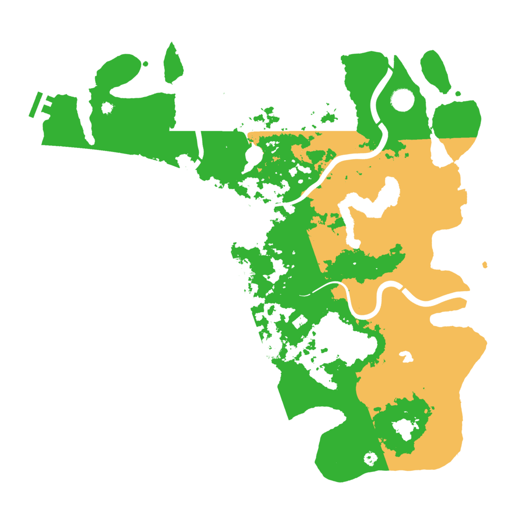 Biome Rust Map: Procedural Map, Size: 4000, Seed: 927595