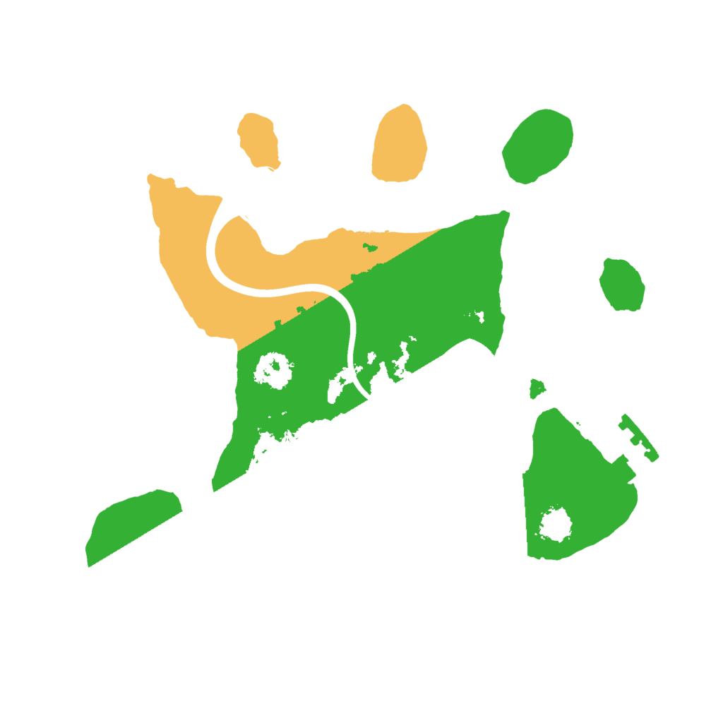 Biome Rust Map: Procedural Map, Size: 2000, Seed: 1867