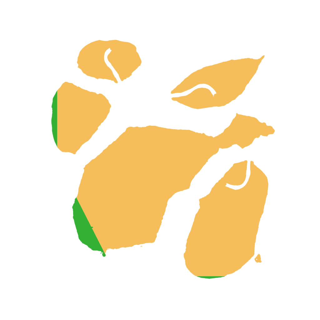 Biome Rust Map: Procedural Map, Size: 2000, Seed: 3174