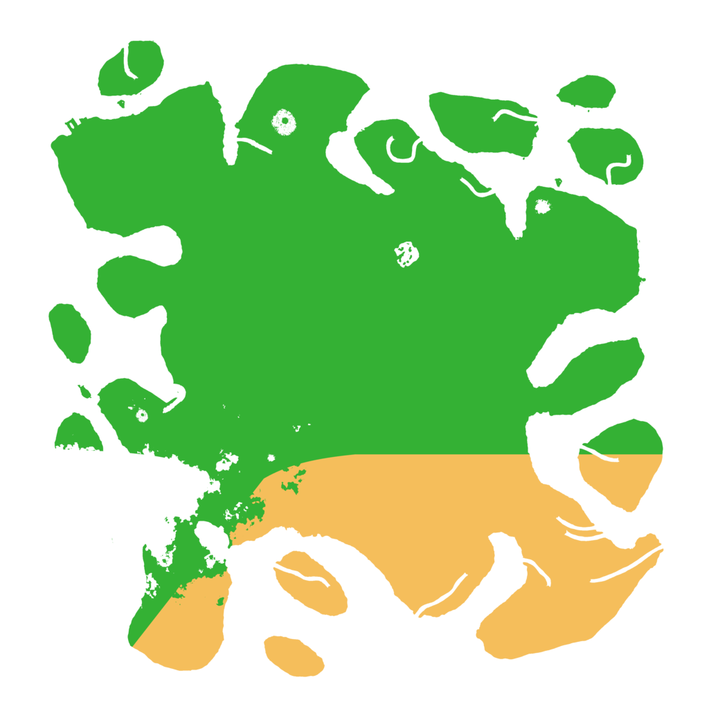 Biome Rust Map: Procedural Map, Size: 4400, Seed: 44356765