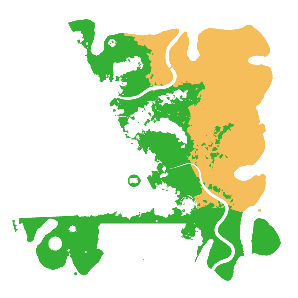 Biome Rust Map: Procedural Map, Size: 3850, Seed: 11080