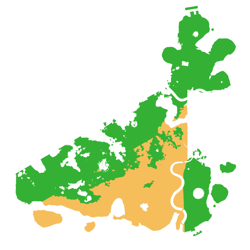 Biome Rust Map: Procedural Map, Size: 4000, Seed: 161188