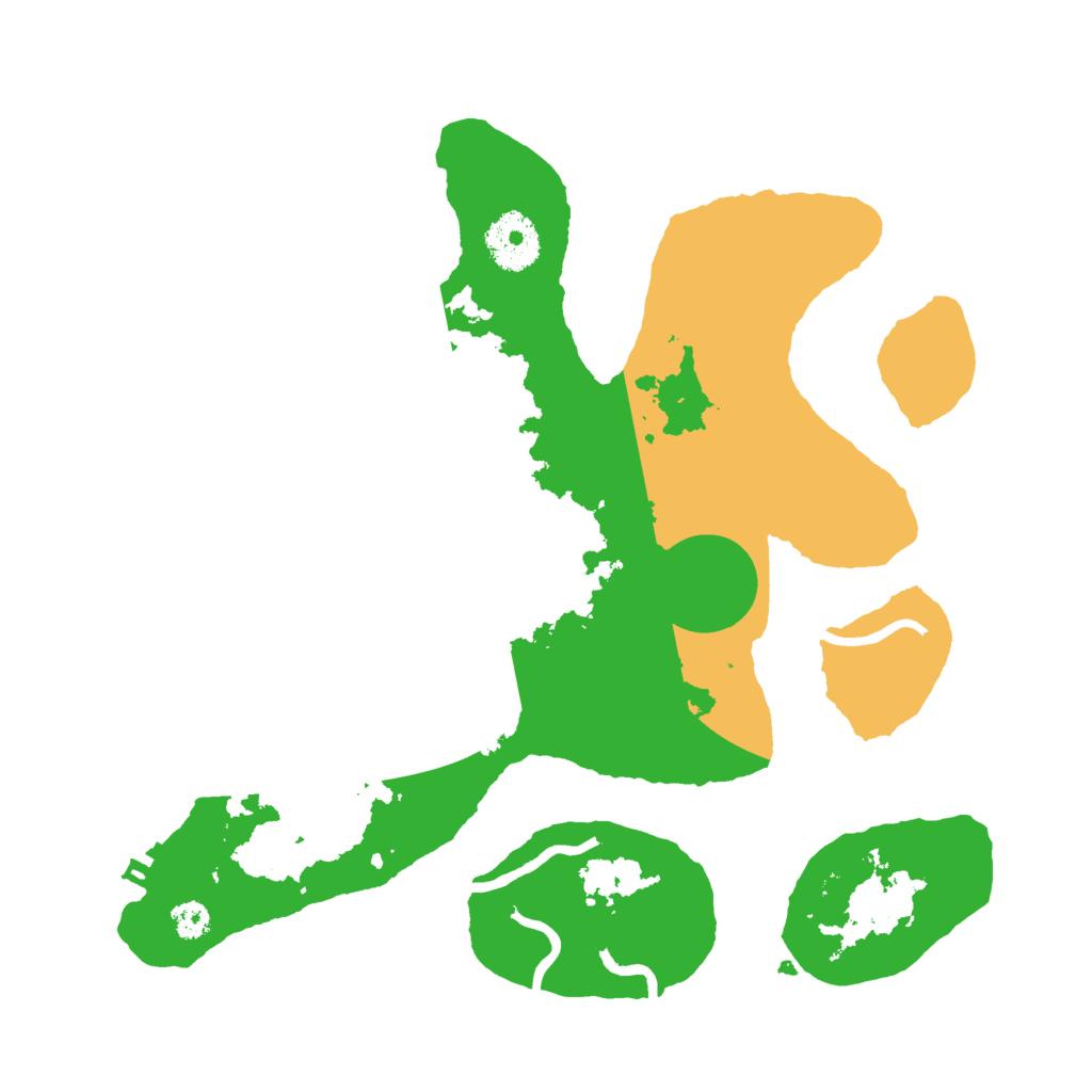 Biome Rust Map: Procedural Map, Size: 3000, Seed: 1460903279