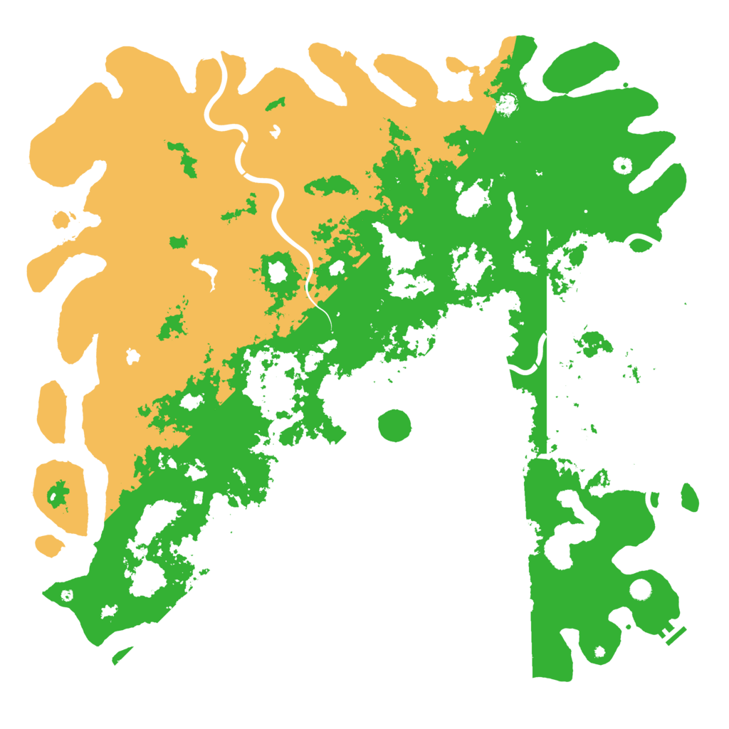 Biome Rust Map: Procedural Map, Size: 5999, Seed: 666