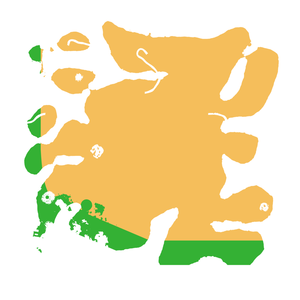 Biome Rust Map: Procedural Map, Size: 3550, Seed: 706082