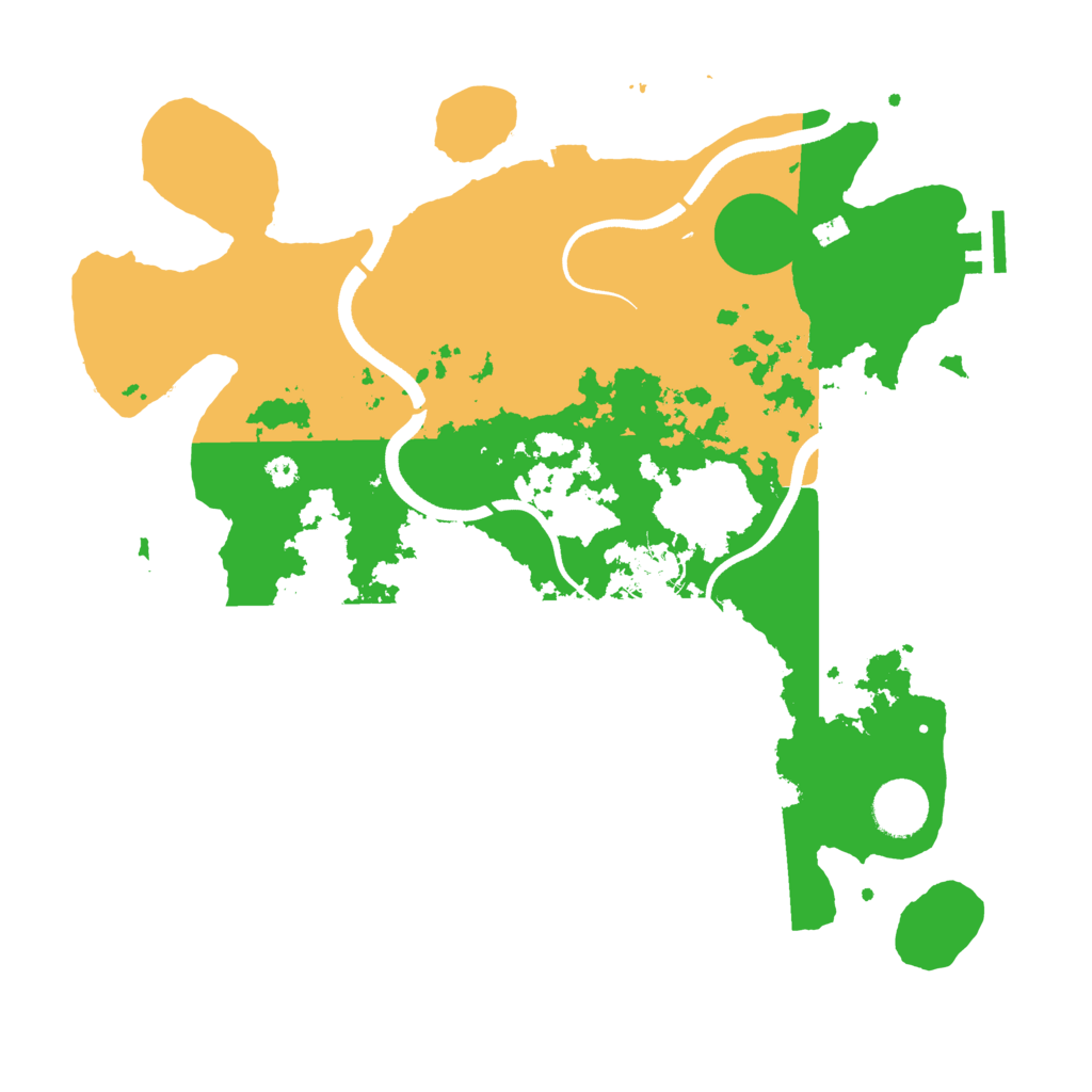 Biome Rust Map: Procedural Map, Size: 3550, Seed: 508761