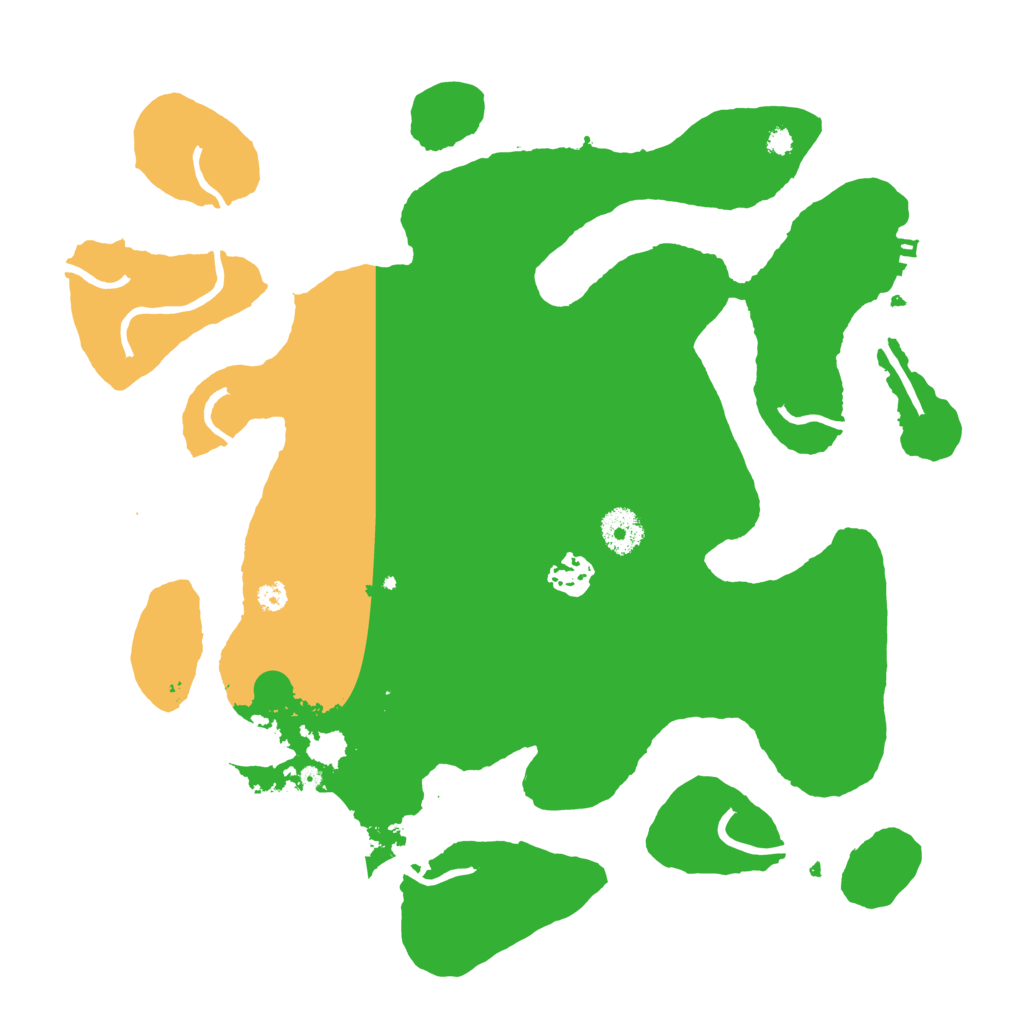 Biome Rust Map: Procedural Map, Size: 3550, Seed: 508761