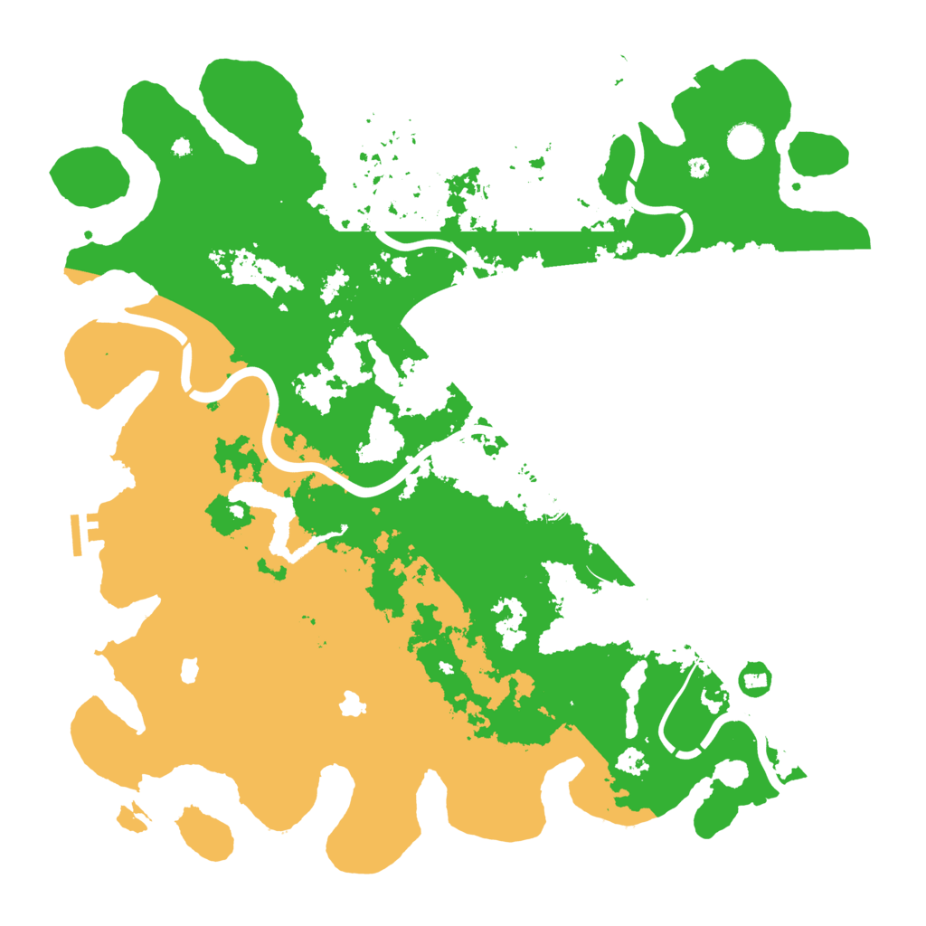Biome Rust Map: Procedural Map, Size: 4500, Seed: 645483616