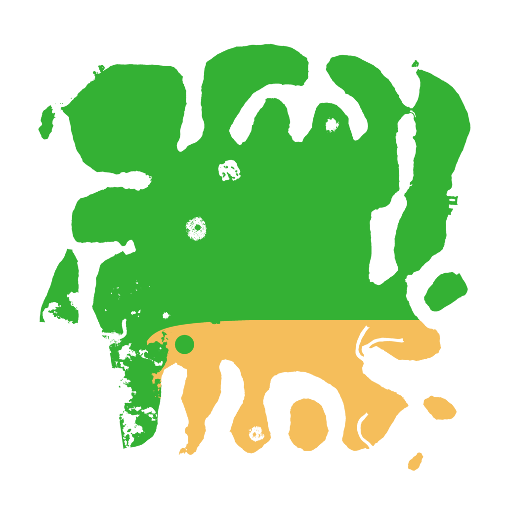 Biome Rust Map: Procedural Map, Size: 3500, Seed: 654198465