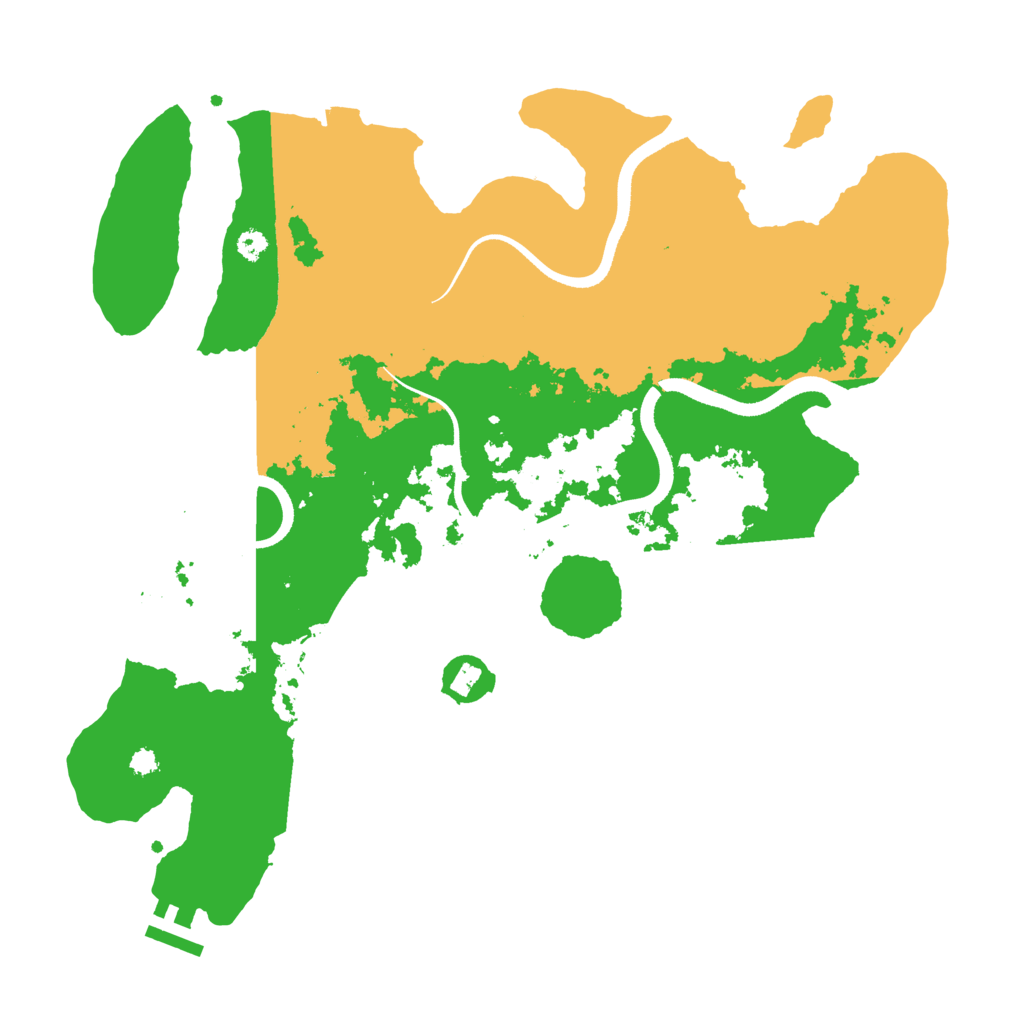 Biome Rust Map: Procedural Map, Size: 3500, Seed: 802020540