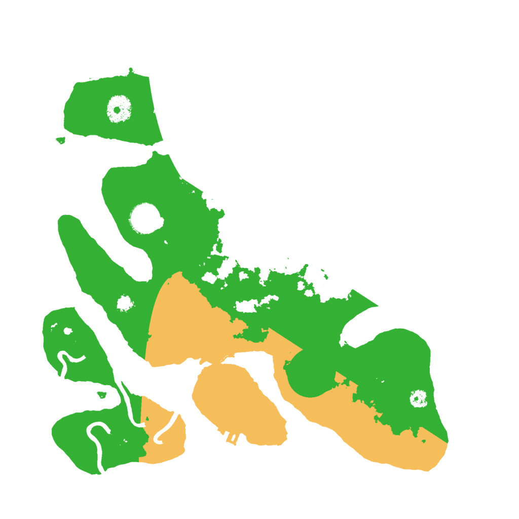 Biome Rust Map: Procedural Map, Size: 3000, Seed: 17432