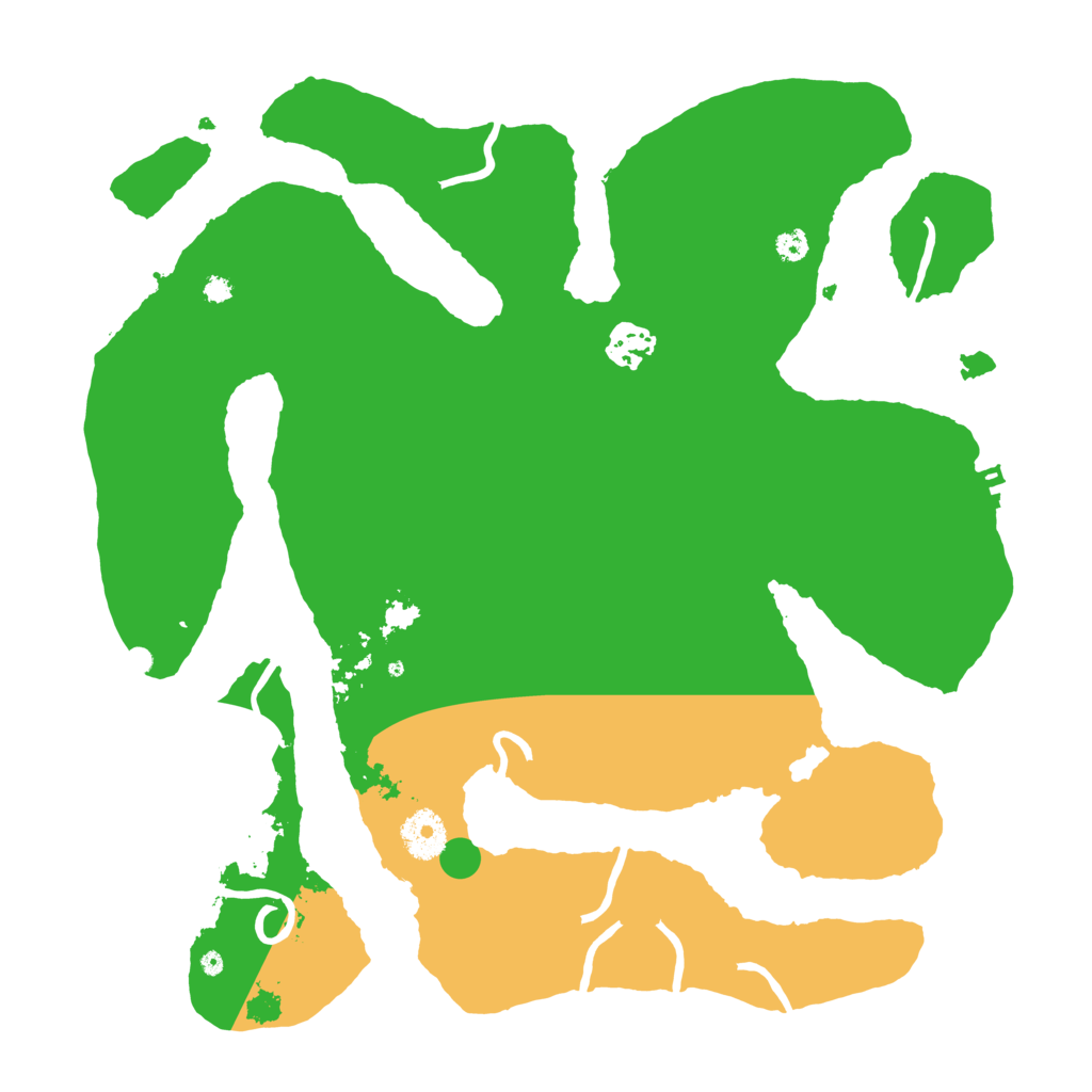 Biome Rust Map: Procedural Map, Size: 3500, Seed: 1957099111