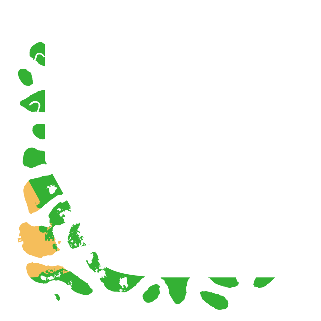 Biome Rust Map: Procedural Map, Size: 5000, Seed: 5486