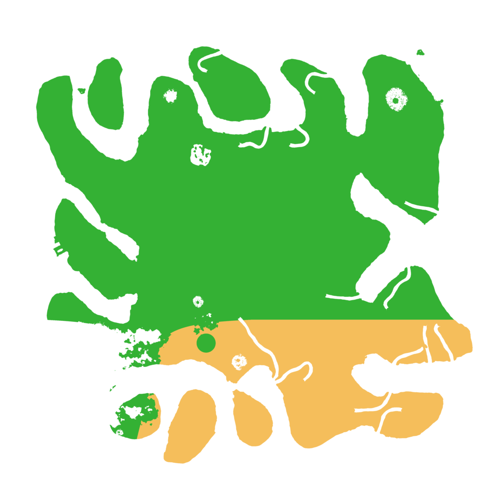 Biome Rust Map: Procedural Map, Size: 3500, Seed: 4033681