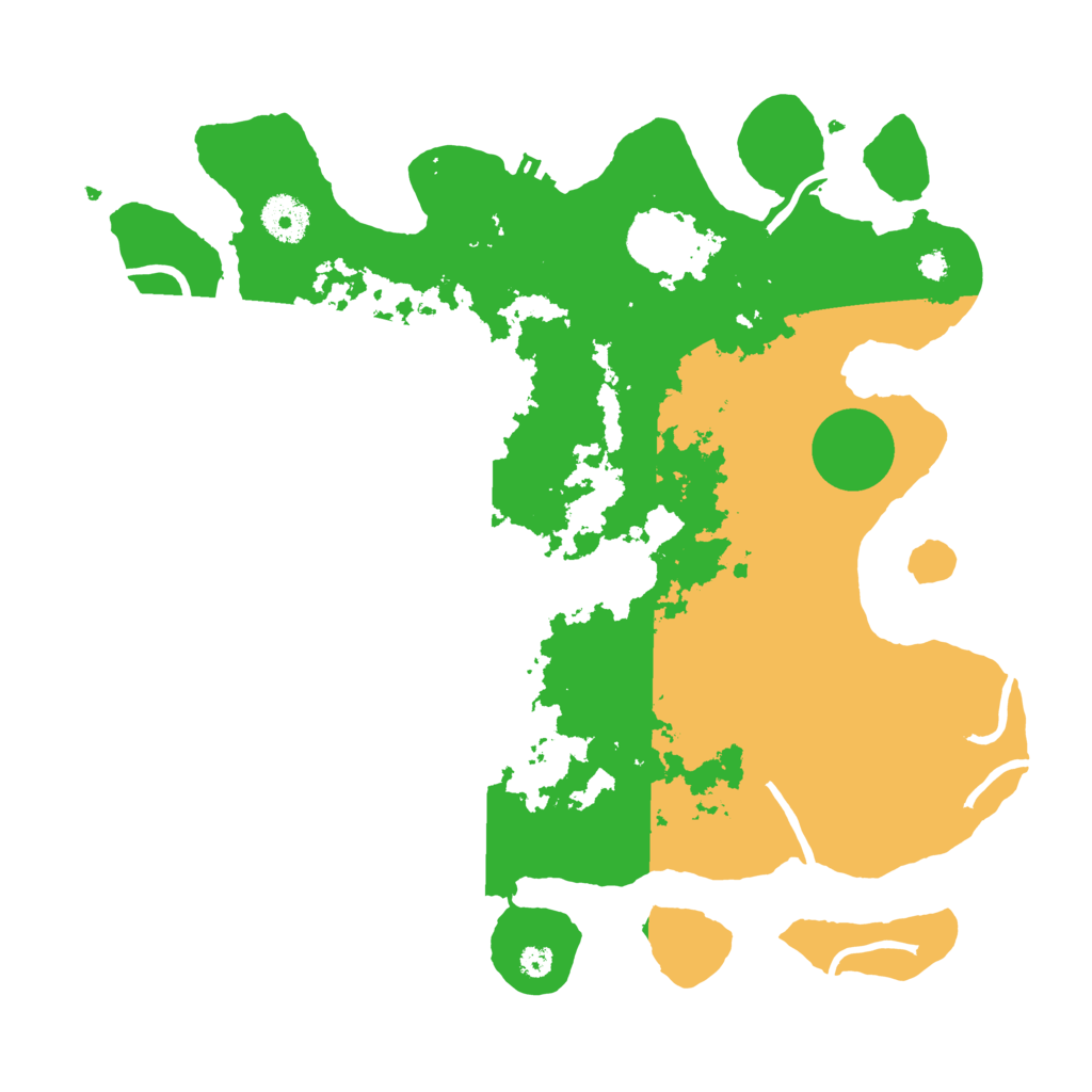 Biome Rust Map: Procedural Map, Size: 3500, Seed: 210158552