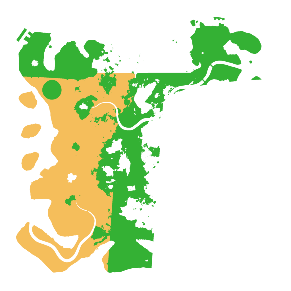 Biome Rust Map: Procedural Map, Size: 4000, Seed: 283558