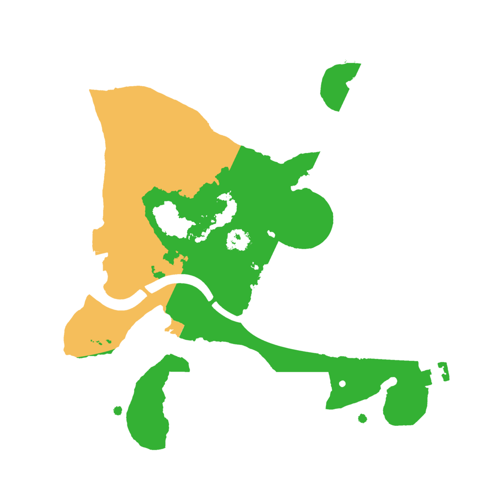 Biome Rust Map: Procedural Map, Size: 2250, Seed: 694207270