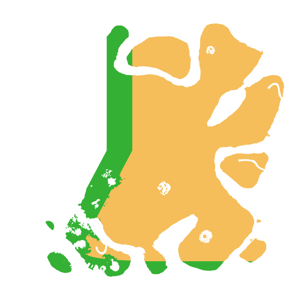 Biome Rust Map: Procedural Map, Size: 3550, Seed: 455092