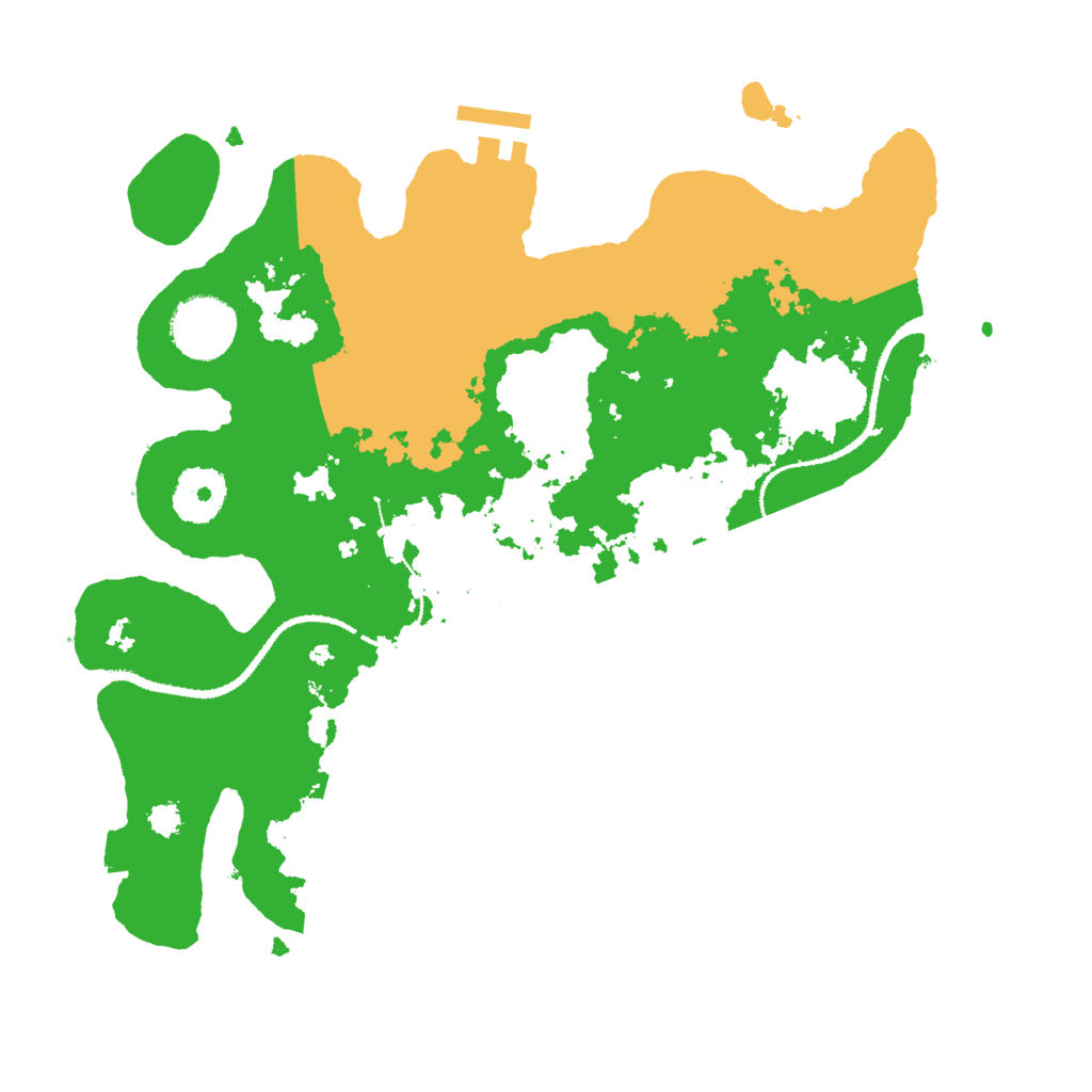 Biome Rust Map: Procedural Map, Size: 3000, Seed: 761796