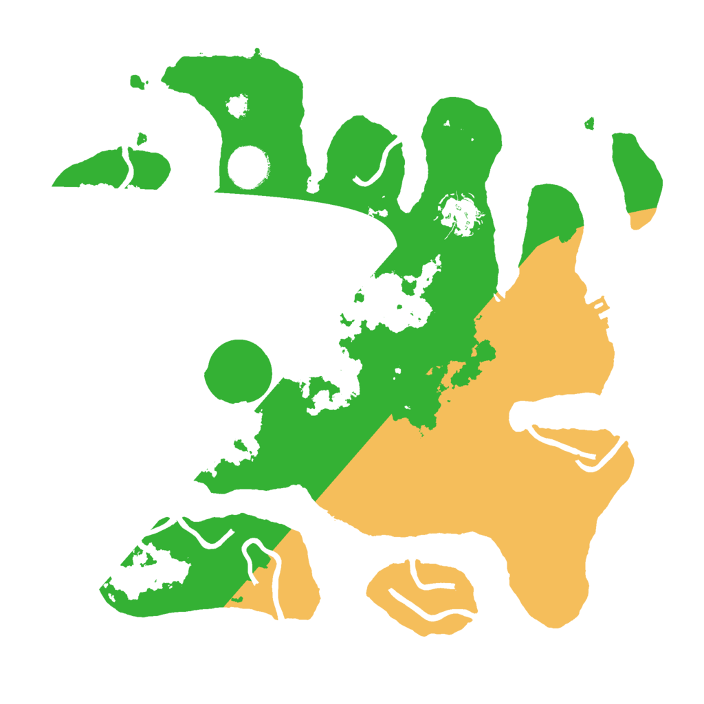 Biome Rust Map: Procedural Map, Size: 3000, Seed: 677511