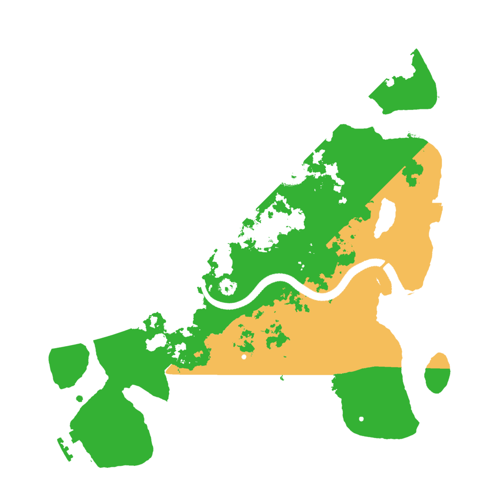 Biome Rust Map: Procedural Map, Size: 3000, Seed: 736510