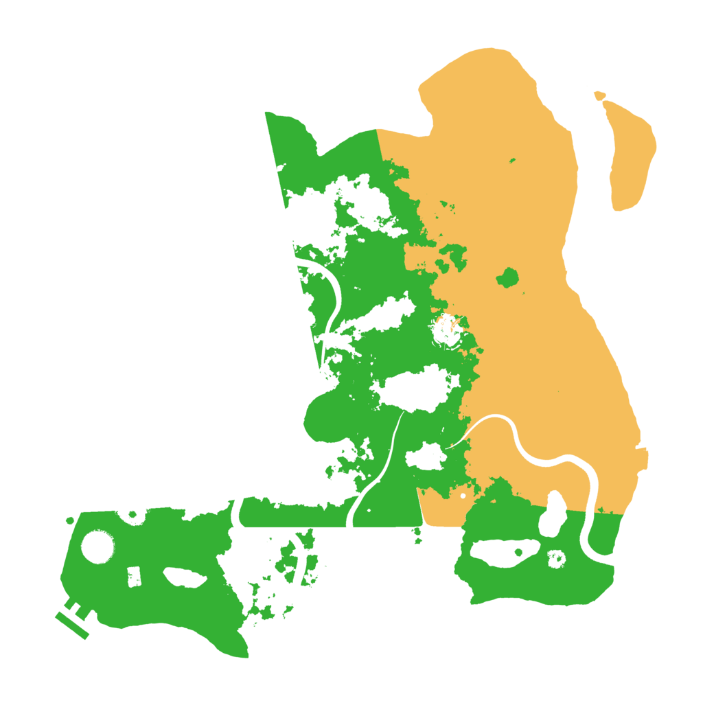 Biome Rust Map: Procedural Map, Size: 3750, Seed: 1051878217