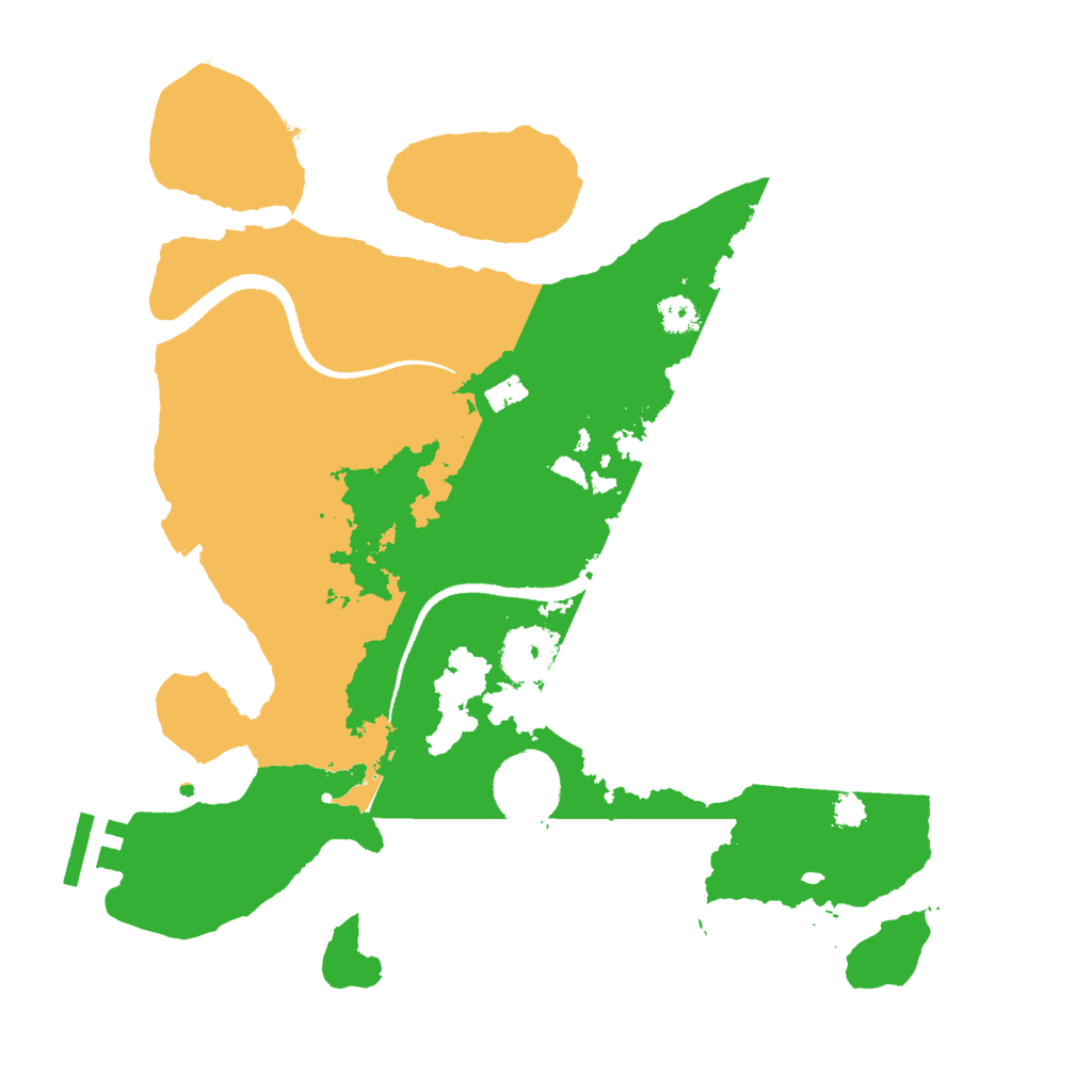 Biome Rust Map: Procedural Map, Size: 3000, Seed: 693096188