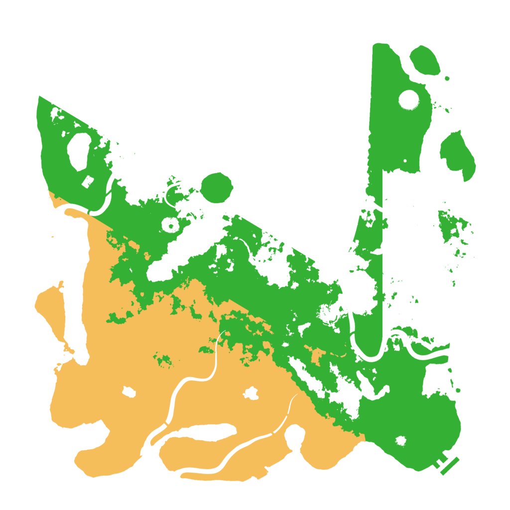 Biome Rust Map: Procedural Map, Size: 4500, Seed: 2074711408