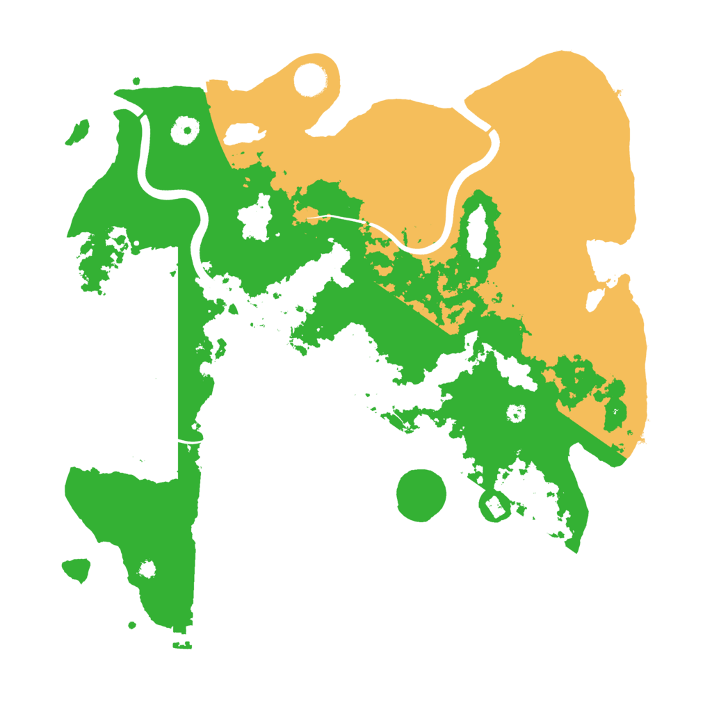 Biome Rust Map: Procedural Map, Size: 3800, Seed: 940644