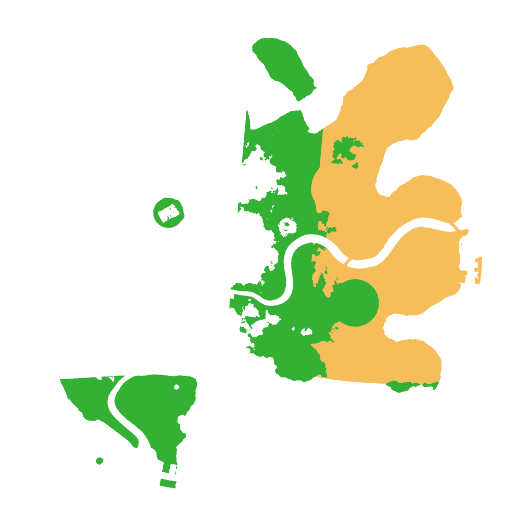 Biome Rust Map: Procedural Map, Size: 2901, Seed: 31500