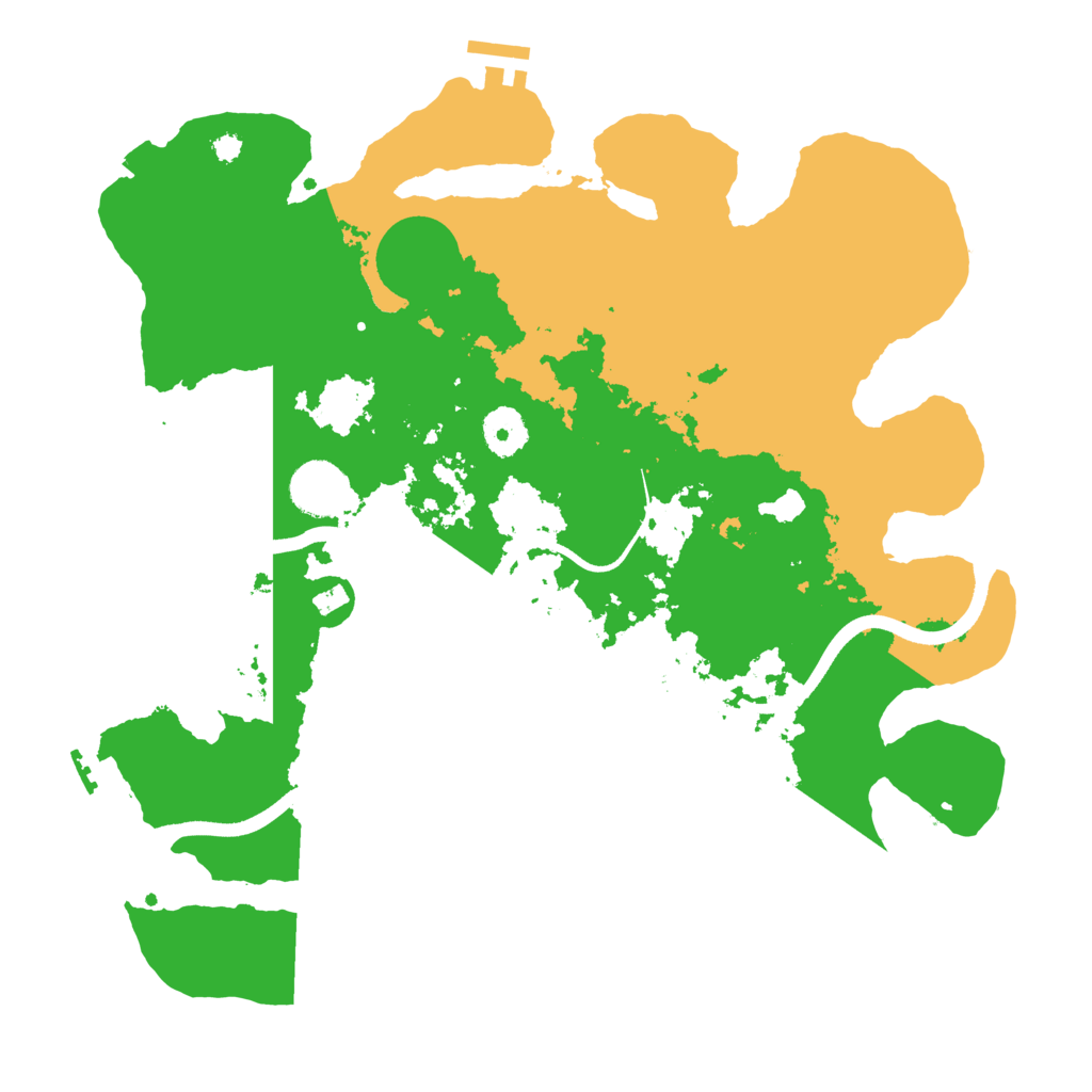 Biome Rust Map: Procedural Map, Size: 3550, Seed: 846038