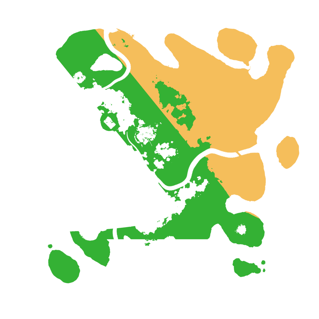 Biome Rust Map: Procedural Map, Size: 3000, Seed: 345747