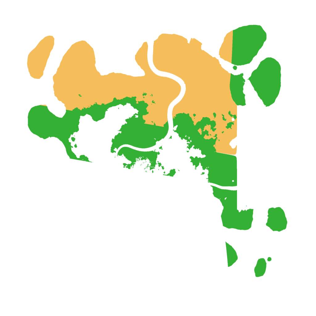 Biome Rust Map: Procedural Map, Size: 3000, Seed: 942822