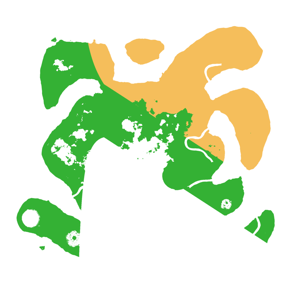 Biome Rust Map: Procedural Map, Size: 3000, Seed: 622345