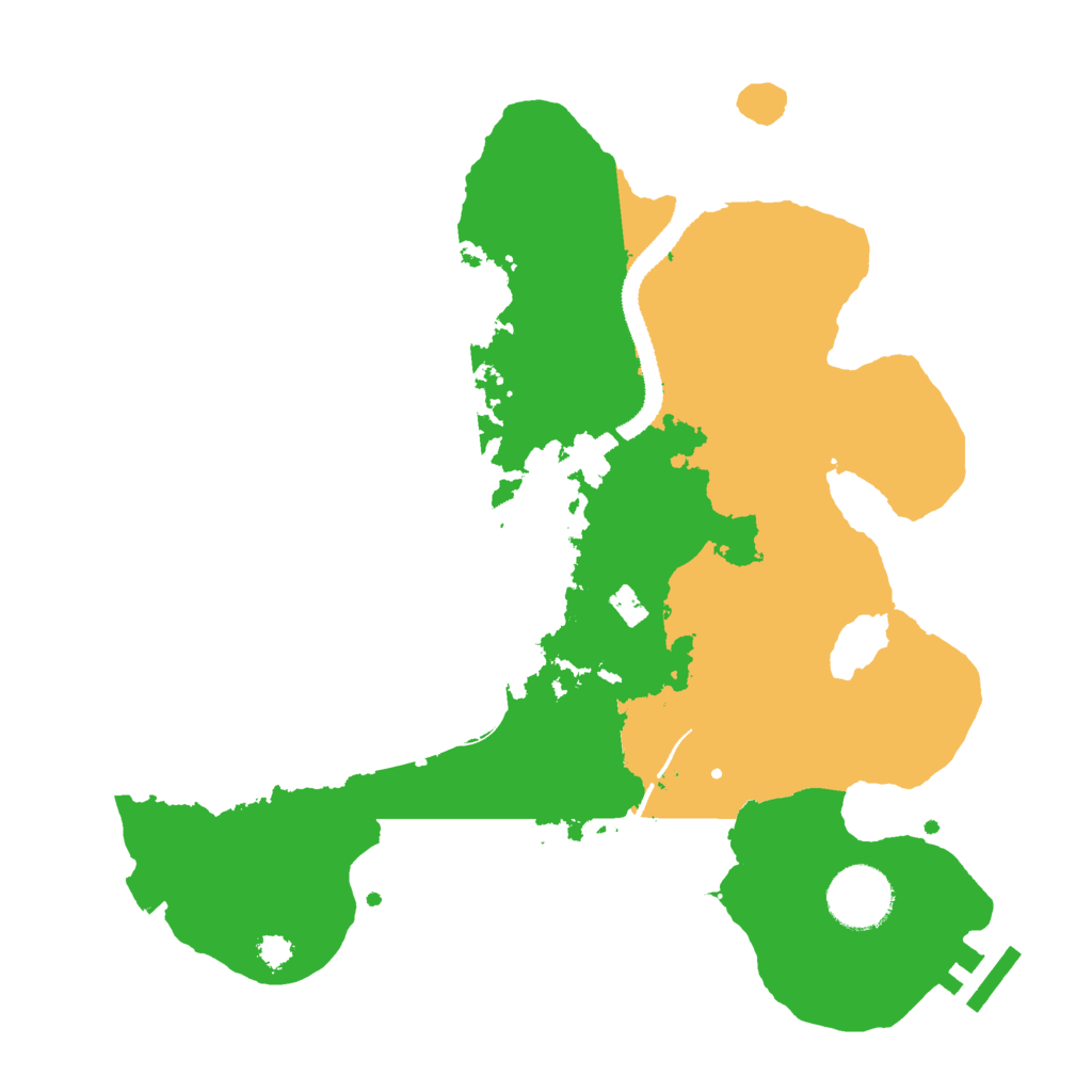 Biome Rust Map: Procedural Map, Size: 3000, Seed: 462460