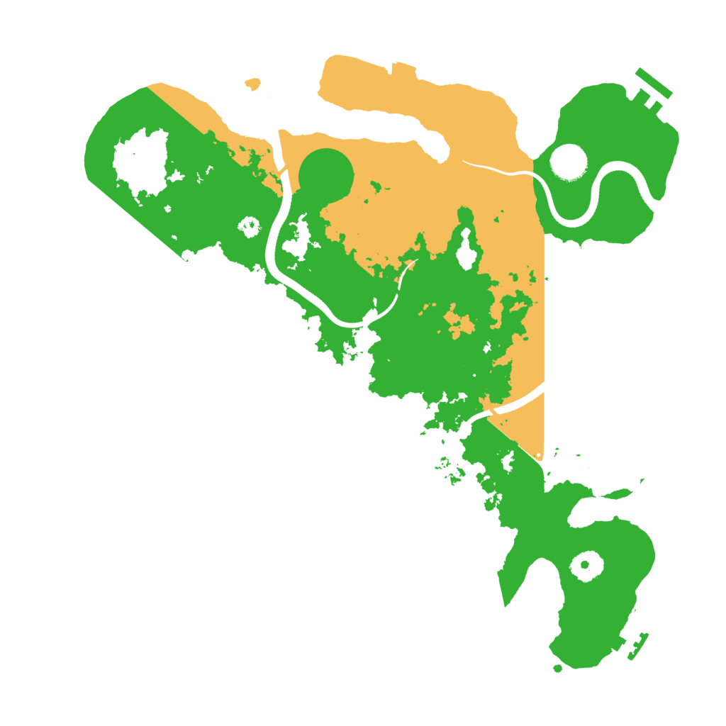 Biome Rust Map: Procedural Map, Size: 3500, Seed: 964959813